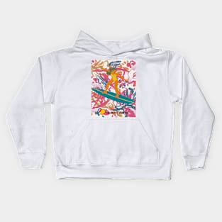 Girl who Surfs. Kids Hoodie